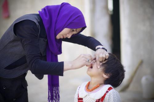 ۸ میلیون کودک در افغانستان در مقابل فلج اطفال واکسینه می شوند